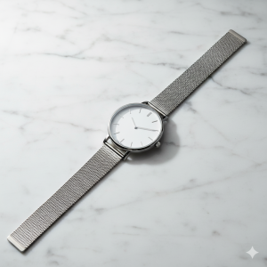 Minimal Silver Watch – Classic Edition