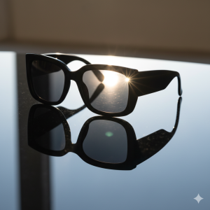 Oversized Sunglasses – Black Frame